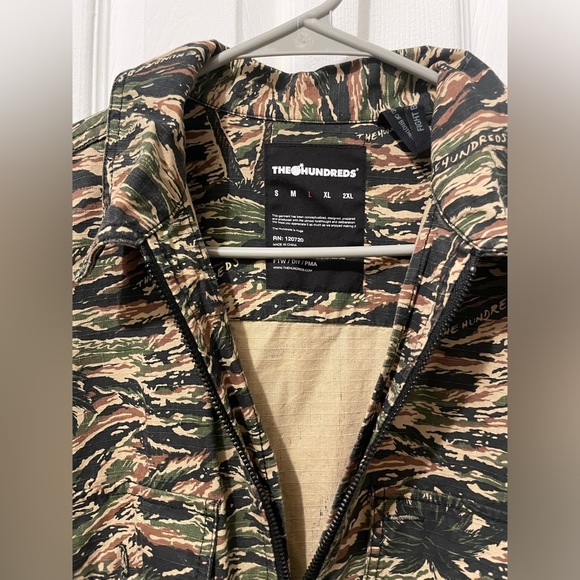 The Hundreds Palm Camo Jacket - Green, Black, Tan - Picture 6 of 8